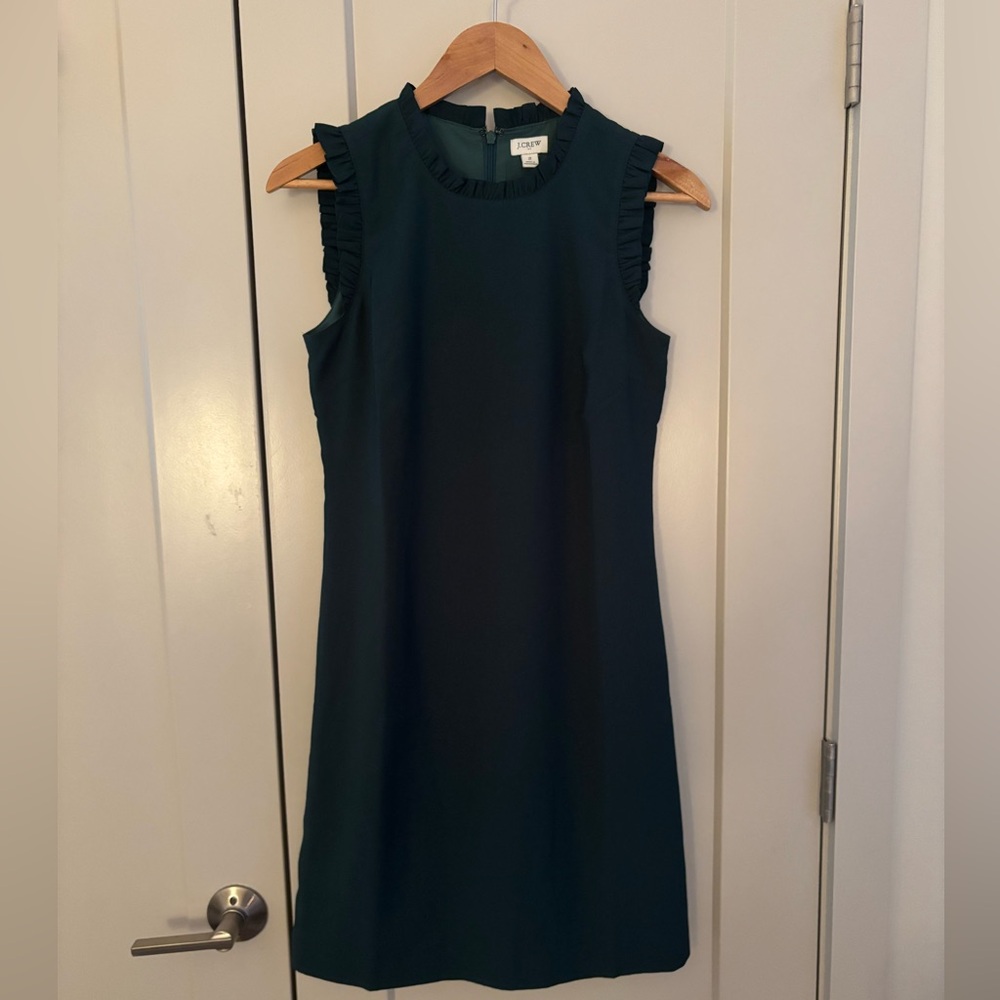 NWOT J.Crew Green Sleeveless Dress, 2